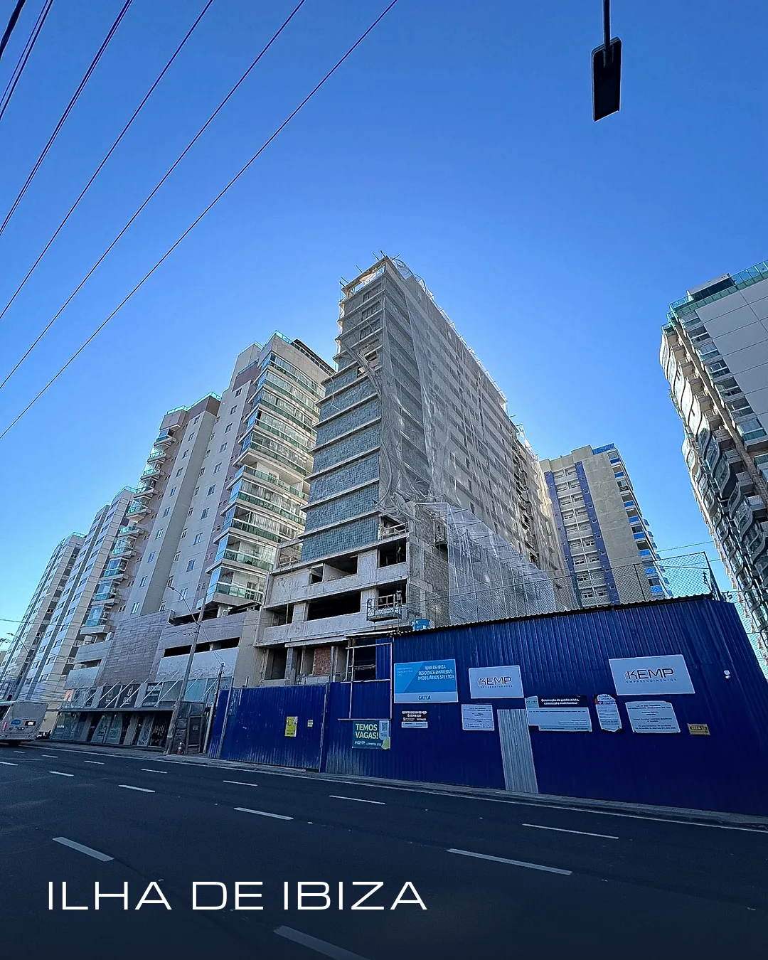 Edifício Ilha de Ibiza, obra com execução hidráulica da WM Hidro