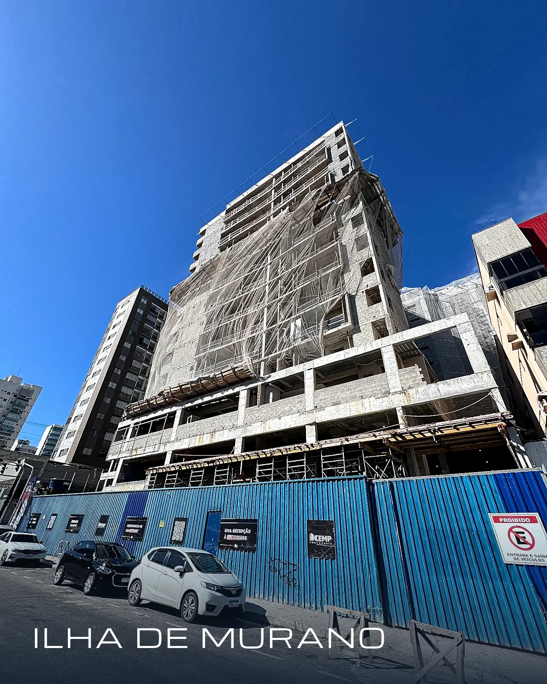 Edifício Ilha de Murano, obra com execução hidráulica da WM Hidro